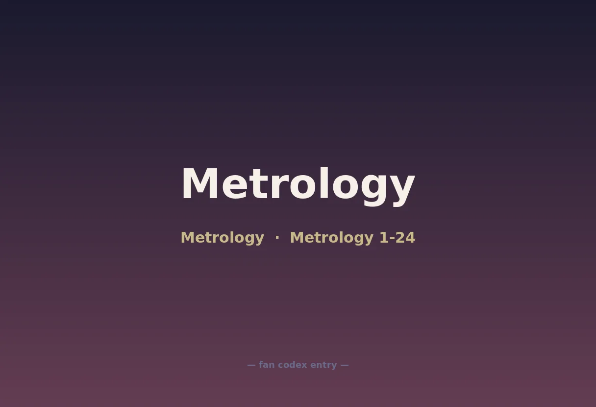 Metrology